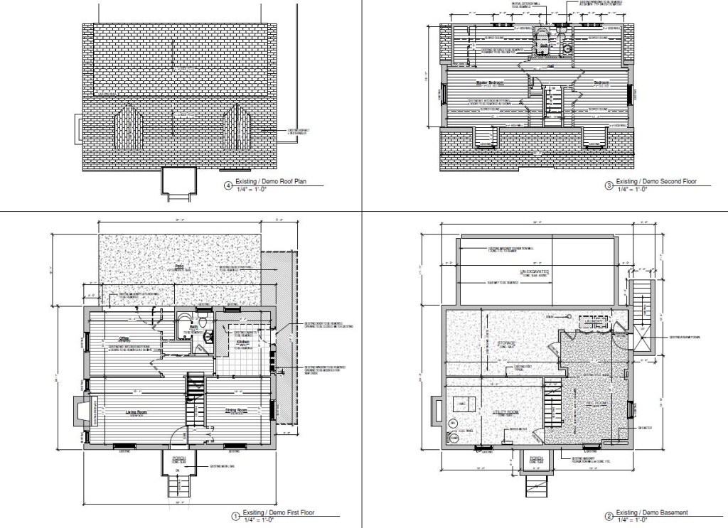 EXISTING FLOOR PLANS